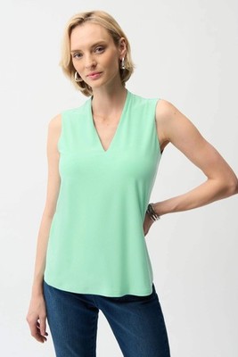 Joseph Ribkoff V-Neck Sleeveless Trapeze Top 261229
