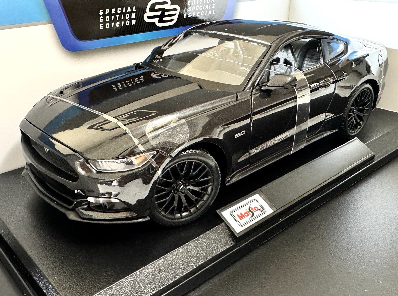 2015 Ford Mustang GT Metallic Metallic Back 1/18 Chase Color HTF !