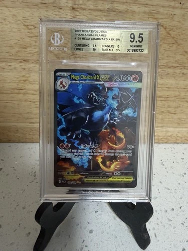 Mega Charizard X EX SIR #125/090 BGS 9.5 🔥 2x 10 Subs GEM MINT PSA 10 Potential