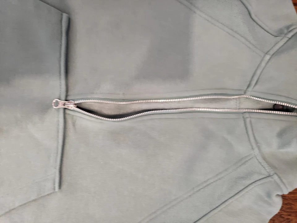 Danskin четверть молнии пуловер толстовка Athletic Top Sage зеленый M/M - Изображение 3 из 4