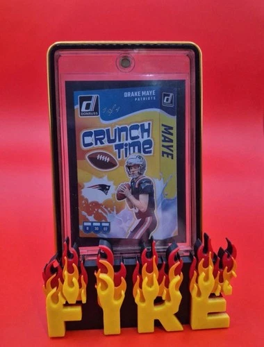 2024 Panini Donruss - Crunch Time Drake Maye 1/1 Black