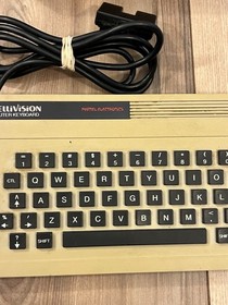 1983 Mattel Intellivision Computer Module & Keyboard Model 4182 & 4184 Untested