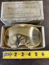 Vintage Wilson 502 Safety Goggles with Original Box
