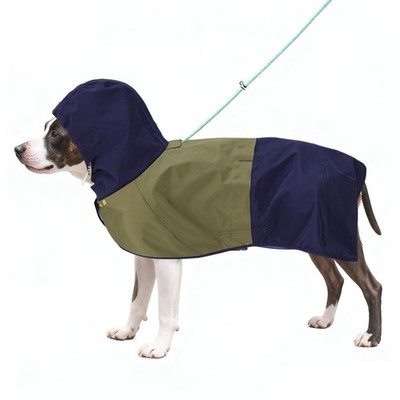 Aokown Dog Waterproof Dogs Rain Jacket Hood Rain Coat For Small Dogs Leash Hole