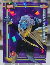 2026 Topps Chrome Marvel Sapphire Elbecca Voss #114 Purple 27/75