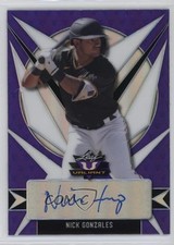 2021 Leaf Valiant Purple 42/50 Nick Gonzales #BA-NG2 Auto gp1