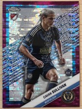 2025 Topps Chrome MLS Cavan Sullivan Pitch Prodigies Purple Pulsar Refractor RC