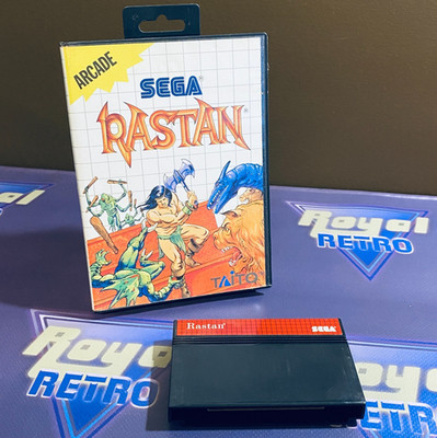 Rastan (Sega Master System SMS, 1988 Taito) Authentic, No Manual Read