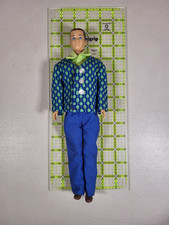 Vintage 1960s Ken Barbie Doll Mattel Brown Hair Blue Eyes