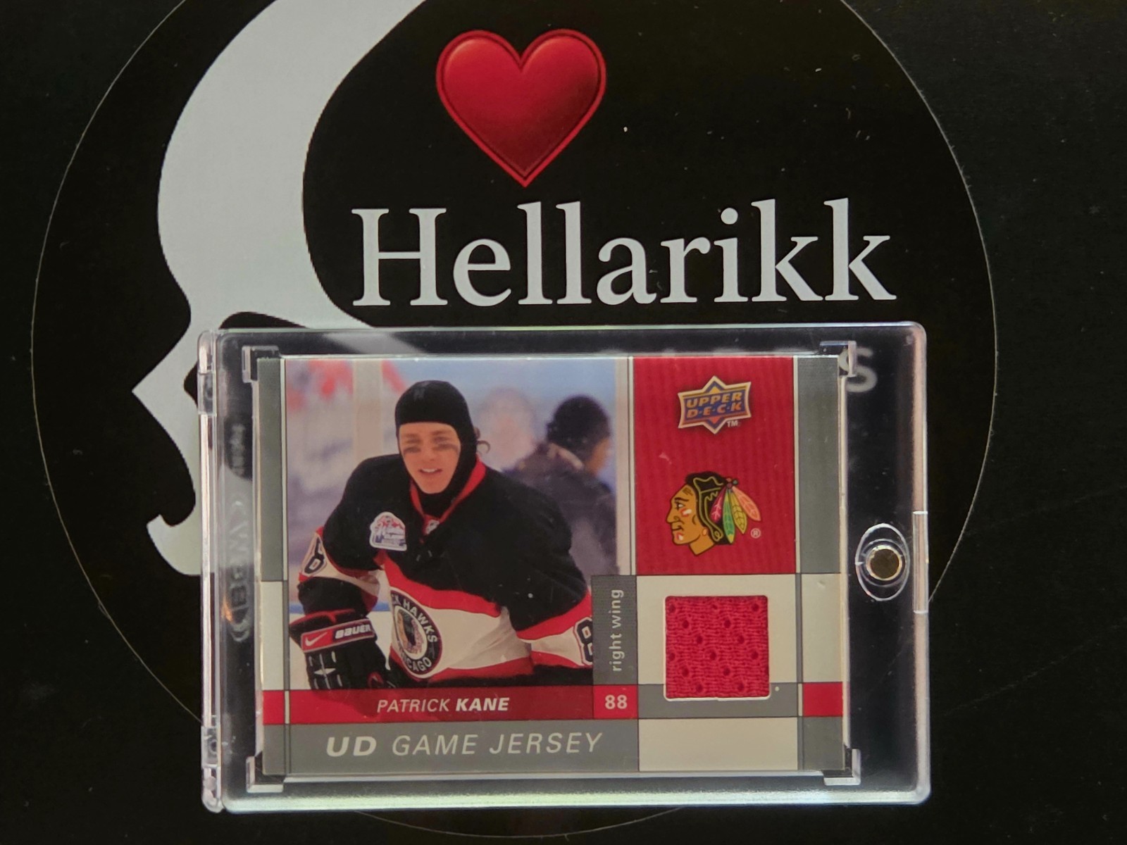 2009-10 Patrick Kane UD Game Jersey GJ-PK Series 1 Chicago Blackhawks Upper Deck