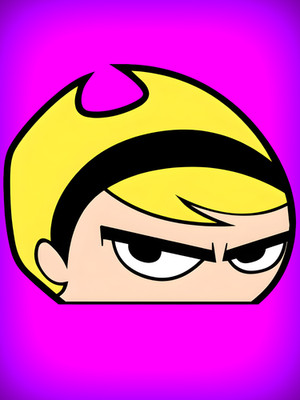 The Grim Adventures of Billy & Mandy/Mandy 5'' High Quality Vinyl Peeker Sticker
