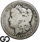 1879-CC Morgan Silver Dollar Coin, VG++/Fine Better Date Carson City