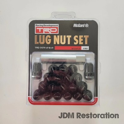 TRD Sports Aluminum Wheel Lock Nut Set M12x1.5 MS212-00005 Genuine