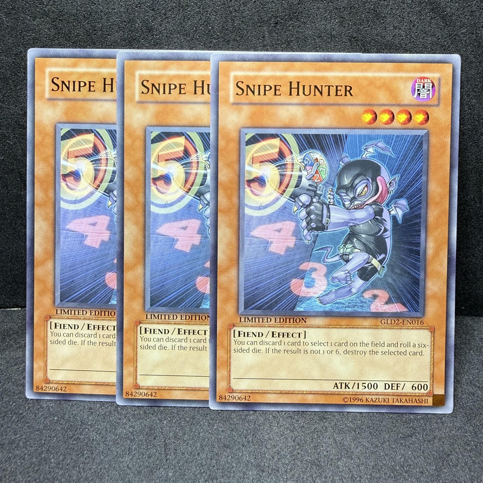 Snipe Hunter GLD2-EN016 YuGiOh Gold Series 2009 trading card — raw and PSA graded price guide