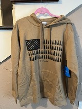 Columbia Men's Trek Graphic Hoodie, Brown, Size Large, NWT