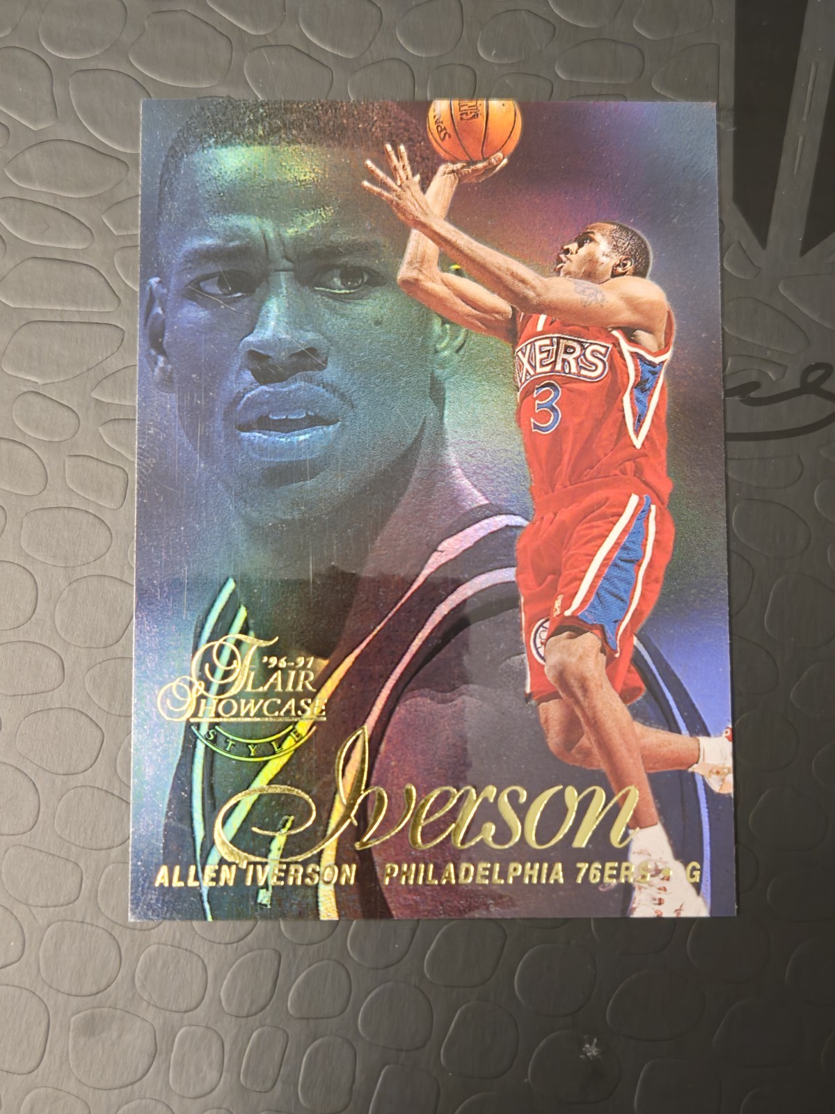 1996-97 Flair Showcase - Allen Iverson #3 Row 2 (RC)