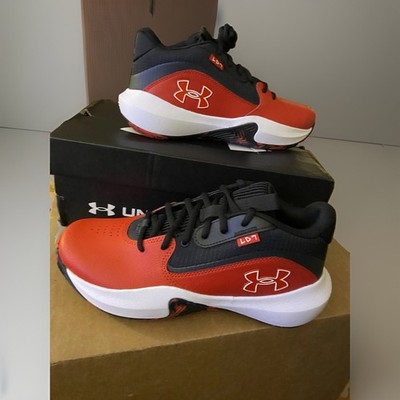Under Armour Lockdown 7 Red Black White Size 8.5M   10W NIB