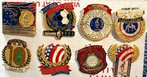 Ultra Rare Complete Set USA Team Gold Medal 1996 Olympic Games Collector Pins