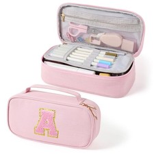 Pencil Case for Girls Kids, Pink Pencil Pouch Box Cute Pen Case Bag, Birthday...