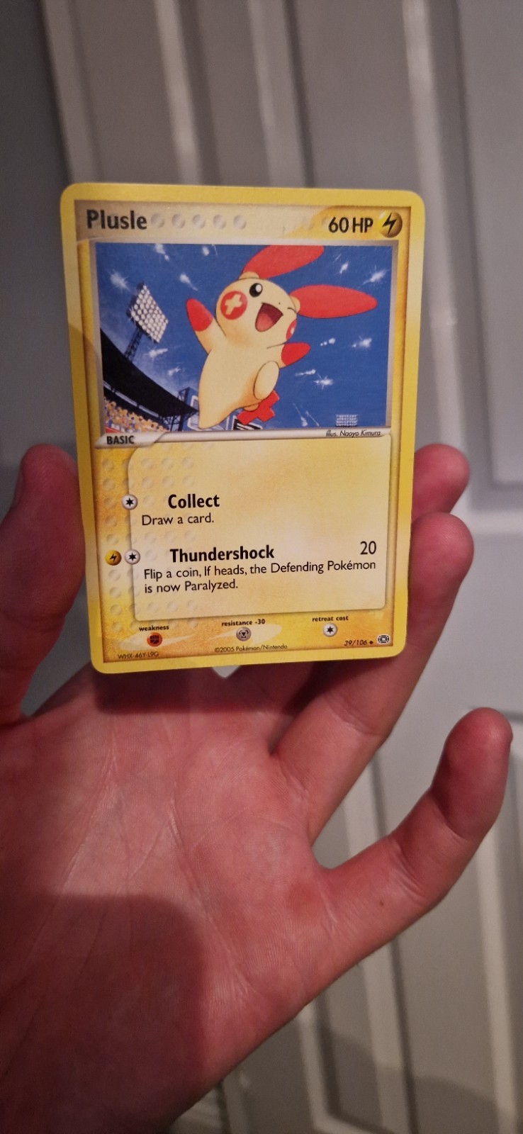 Pokémon TCG Plusle EX Emerald Card 39/106 Mint Condition