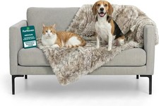 Waterproof Throw Blanket Dogs  Indoor Cats Washable Shaggy Plush Calming