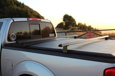 Truck Rack with Two Cross Bars and Four Brackets for Pickup Bed, Universal Alumi