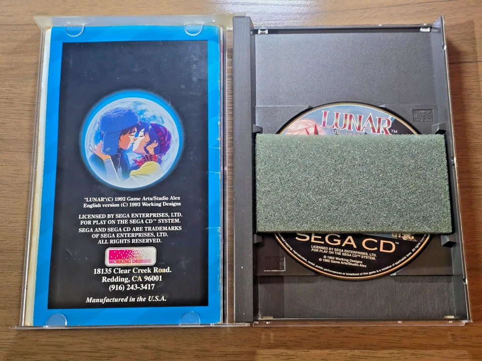 Lunar: The Silver Star (Sega CD, 1993) CIB - Image 3 of 4