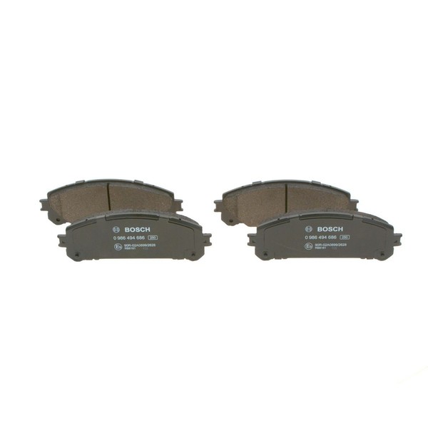 Bremsbelagsatz Scheibenbremse 17,5 Mm Bosch FüR U.A. Toyota RAV-image