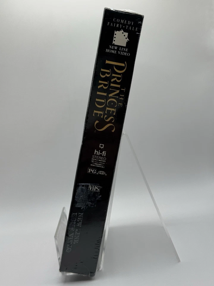 The Princess Bride (VHS, 1994, New Line) Factory Watermark Black Box No UPC - Image 4 of 4