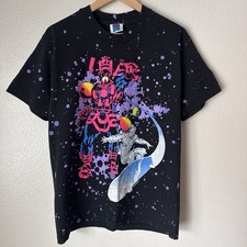1991 Marvel Galactus and Silver Surfer AOP Shirt Size Large Single Stitch 90s