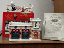 A Wonderful Holiday It's A Wonderful Life Bedford Falls Garage '95 Orig Box COA 
