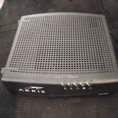 Arris TM1602 Cable Modem DOCSIS Optimum With Power Cord and Ethernet Cable
