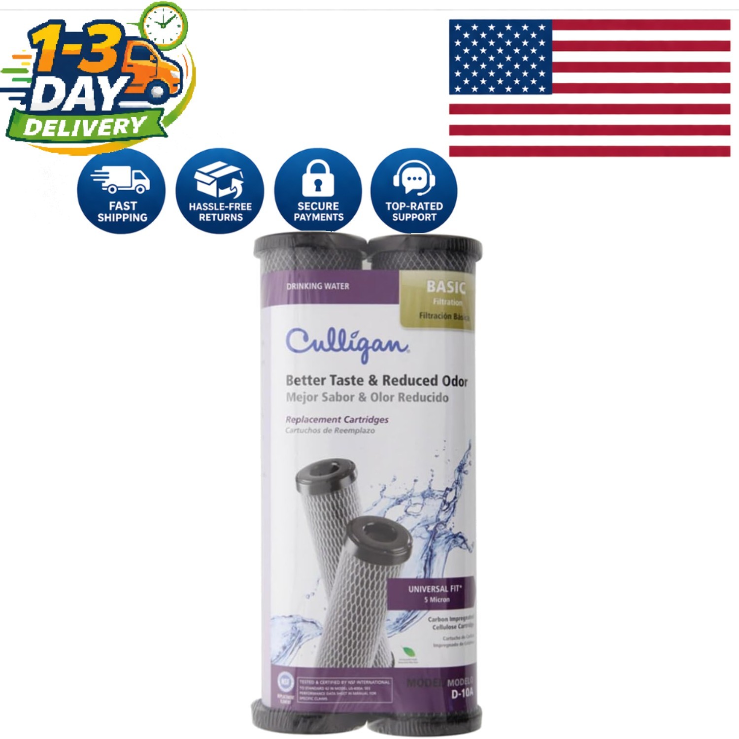 Cartridge 2-pack - Pure Taste & Odor Removal