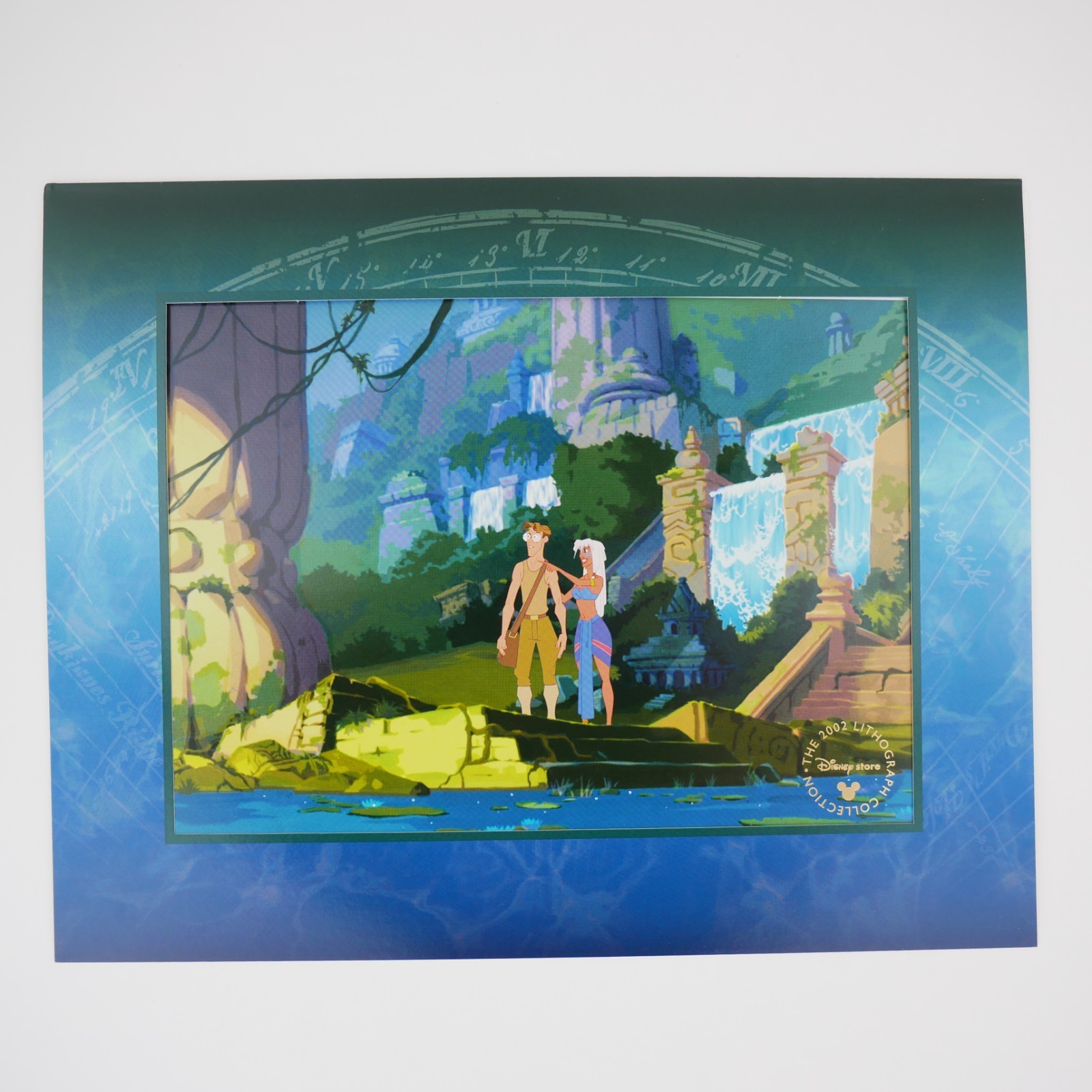 Disney Atlantis The Lost Empire 2002 Lithograph Shepherd's Journal Portfolio