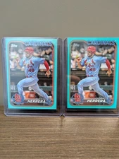 LOT OF 2---2024 Topps Series 2 - Ivan Herrera #681 Aqua