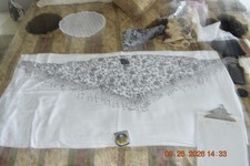 NEW Woman&rsquo;s  Chapel Veil or Mantilla color Charcoal w/ fringes 54" x 31"