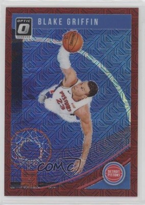 2018-19 Panini Donruss Optic Choice Red Prizm 15/88 Blake Griffin #140 5l1