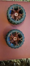 2Pcs 75mm Rubber RC Wheel 12mm Hex Tires For 144001 1/14 1/16 1/10 RC Racing Car