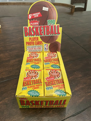 1990 Fleer Basketball Factory Sealed Wax Pack possible  Michael Jordan!! 1 Pack
