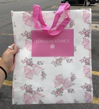 NEW LoveShackFancy Target Exclusive Tote Bag Love Shack Fancy Rare Pink 7/5/26
