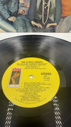 Staple Singers ~ Be Altitude Respect Yourself ~ Vinyl Gatefold 1972 LP - Picture 11 of 21