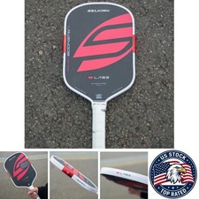 Boomstik Elongated Pickleball Paddle High Spin Control Large Sweet Spot - Red