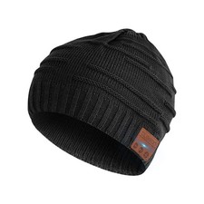 Bluetooth Beanie Hat 5.2 Headphone Wireless Winter Knit Stereo Speaker Mic