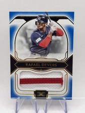 2024 Topps Definitive - Jumbo Relic Collection Rafael Devers Blue /30 (MEM)