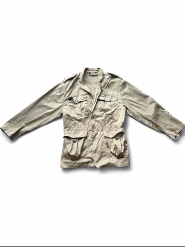 Vintage 1980’s Toucan Country Men’s Beige Military Jacket. Size M - 100% Cotton - product listing photo