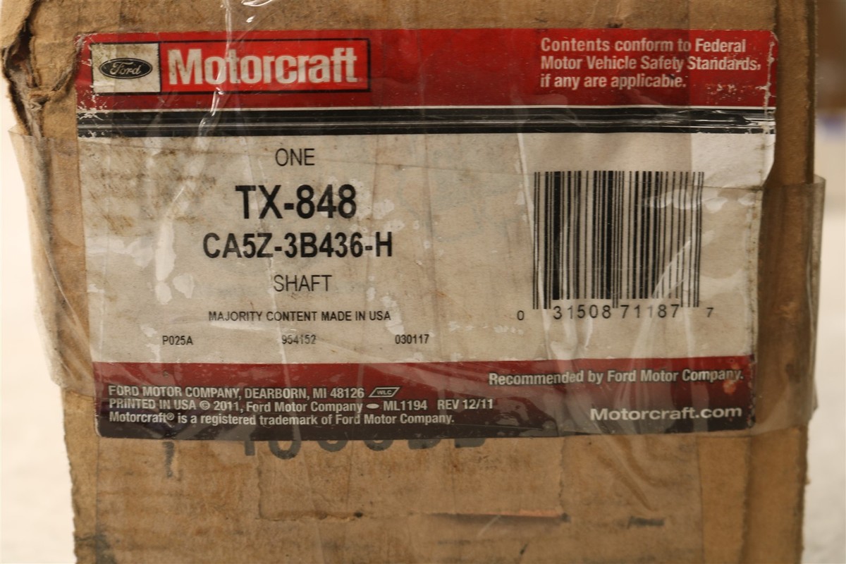 NEW Motorcraft Front Right CV Axle Shaft TX-848 Taurus 2010