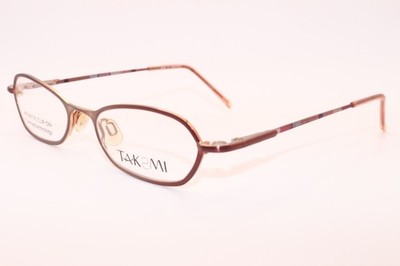 NEW TAK2ME T9537 30 GREY PINK BROWN AUTHENTIC DESIGNER EYEGLASSES 46-17