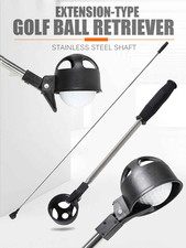 Telescopic-Pocket Golf Ball Pick-Up Compact Retriever Automatic-Lock Scoop