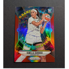 2024 Panini Prizm WNBA Kaleidoscopic Red /99 Kamilla Cardoso #4 Sky