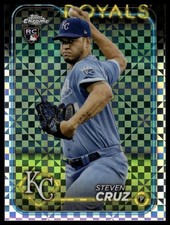 2024 Topps Chrome #187 Steven Cruz X-Fractors